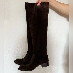 NWOT Børn Crown Women's Genuine Suede Chocolate Brown Boots Size 8.5